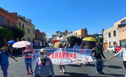 Los docentes michoacanos son apoyados por un contingente de profesores de los estados de Jalisco e Hidalgo.
(EL UNIVERSAL)