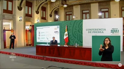 Las autoridades federales de Salud ofrecieron la conferencia de prensa diaria para informar a la población sobre la pandemia de la enfermedad COVID-19, causada por el coronavirus SARS-CoV-2, en México. (ESPECIAL)