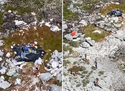 El rescate llevado a cabo por la Guardia Costera de Estados Unidos fue exitoso. (INTERNET)