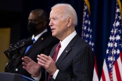 El presidente de Estados Unidos, Joe Biden, reaccionó esta noche a la exoneración de Donald Trump. En un comunicado, el mandatario dijo que 'la democracia es frágil y siempre debe defenderse'. (ARCHIVO)