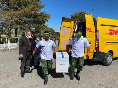 De las 4,875 vacunas que llegaron de la farmacéutica de Pfizer/BioNTech, 2,050 serán destinadas para La Laguna. (EL SIGLO DE TORREÓN)