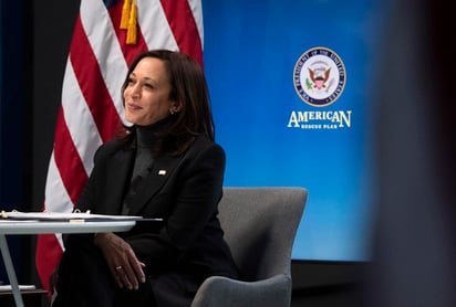 La vicepresidenta de Estados Unidos, Kamala Harris, calificó este jueves de 'emergencia nacional' el éxodo de mujeres de la fuerza laboral durante la pandemia de COVID-19. (ARCHIVO) 
