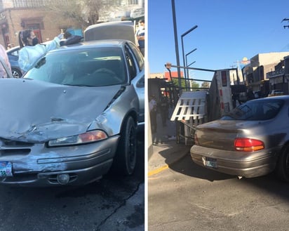 La tarde de este sábado se registró un choque volcadura en la zona centro de la ciudad de Torreón, el saldo fue de una mujer de 70 años lesionada. (EL SIGLO DE TORREÓN)