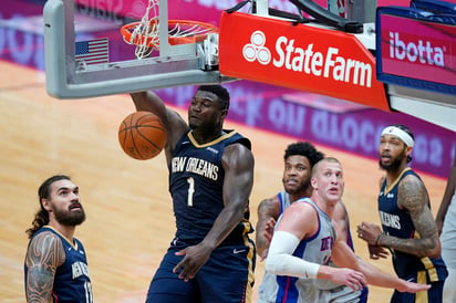 Zion Williamson anotó 32 puntos. (ESPECIAL)