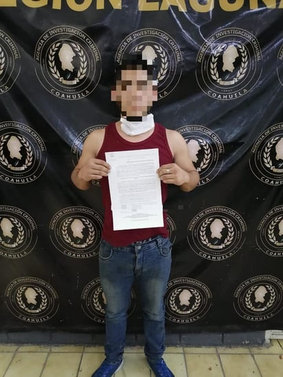 El inculpado responde al nombre de Bryan Eduardo 'N', de 22 años de edad. (EL SIGLO DE TORREÓN)