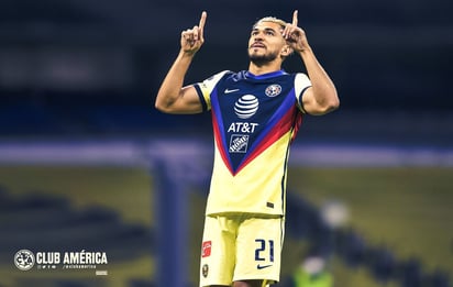 Henry Martín celebra tras marcar el empate momentáneo a un tanto.