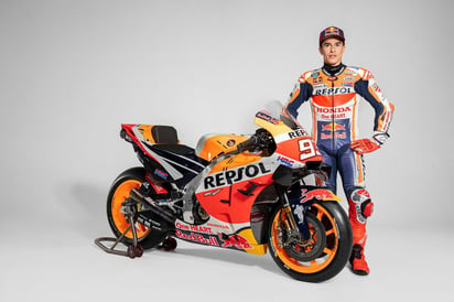 El español Marc Márquez (Repsol Honda RC 213 V) ya se plantea su regreso a la competición y no porque lo haya confirmado sino por el hecho de que su nombre figura en la lista provisional de inscritos para el Gran Premio de Catar, carrera inaugural de la temporada 2021. (ESPECIAL) 
