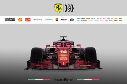 La escudería Ferrari presentó ayer su nuevo monoplaza para la próxima temporada, la cual comenzará el 28 de este mes. (CORTESÍA FERRARI)