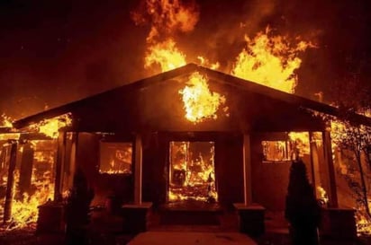 Los fuertes vientos registrados el día de ayer en la región Sureste de Coahuila complicaron el combate del incendio en la Sierra de Arteaga.