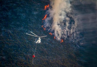 López Obrador insistió en que 'desde que recibí el informe, di instrucción de que se atendiera lo del incendio y se está haciendo lo que corresponde'. (ESPECIAL)