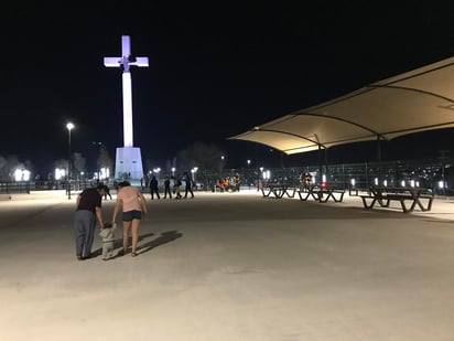 Las instalaciones de la Loma de la Bartola, donde se ubica Cristo más grande de América Latina, será nuevamente escenario para la representación del calvario y muerte de Jesús; el evento no contará con la presencia física de feligreses: lo trasmitirán en línea a través de redes sociales. (SERGIO A. RODRÍGUEZ)