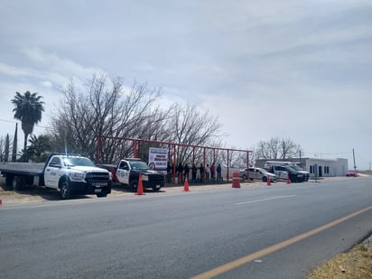 Ayer se instaló el módulo de atención por el operativo de Semana Santa; participan corporaciones policiales del Estado y Cruz Roja. (EL SIGLO DE TORREÓN) 