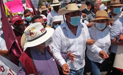 Félix Salgado Macedonio encabezará el domingo una marcha en Acapulco para exigir que le devuelvan su candidatura a la gubernatura de Guerrero que le retiró el Instituto Nacional Electoral (INE) por no haber presentado su informe de gastos de precampaña. (ESPECIAL)
