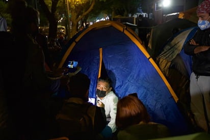 Los manifestantes, de Morena, exigieron la restitución de la candidatura; Salgado Macedonio se unió.