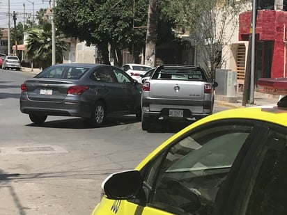 Se registra accidente en el Centro, solo con daños materiales. (EL SIGLO DE TORREÓN)