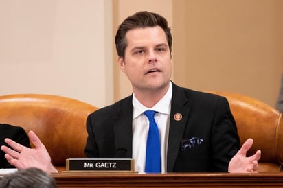 'El congresista Matt Gaetz nunca me ha pedido perdón. También hay que recordar que ha negado totalmente las acusaciones en su contra', señaló el exmandatario en una declaración escrita emitida por su oficina. (ARCHIVO)