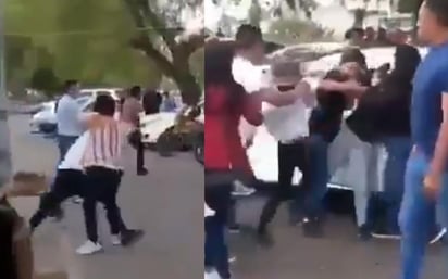 A base de golpes e insultos, turistas se enfrentaron a comerciantes en Teotihuacán (CAPTURA)  