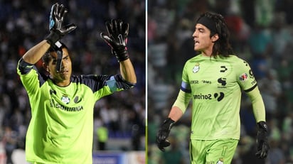 A través de redes sociales, Santos Laguna felicitó por el Día del Portero a los arqueros que militan actualmente en sus filas, entre ellos Carlos Acevedo, Gibran Lajud y Héctor Holguín de la Sub-20. (ESPECIAL)
