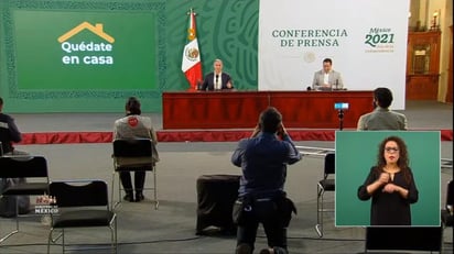 Las autoridades federales de Salud ofrecieron la conferencia de prensa diaria para informar a la población sobre la pandemia de la enfermedad COVID-19, causada por el coronavirus SARS-CoV-2, en México. (ARCHIVO)