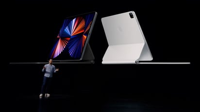 Además dan algunos adelantos de la nueva iPad Pro, que se consolidará en otoño. (EFE)