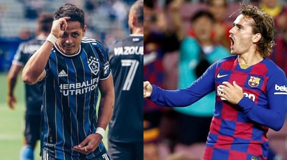 Antoine Griezmann, delantero del Barcelona, celebró en sus redes sociales uno de los tres goles que anotó Javier “Chicharito” Hernández en la victoria de LA Galaxy ante New York Red Bulls en la Major League Soccer. (ESPECIAL/ARCHIVO)