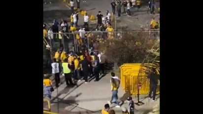 La directiva de Tigres condenó los hechos de violencia que se presentaron al final del Clásico Regio. (ESPECIAL)