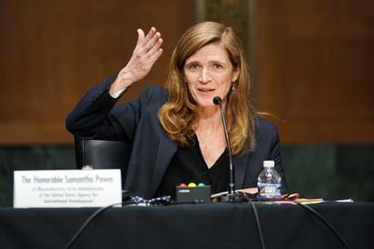 El Senado de Estados Unidos confirmó este miércoles a Samantha Power, quien fue embajadora de Washington ante la ONU, como la nueva administradora de la Agencia estadounidense para el Desarrollo Internacional (Usaid). (EFE) 