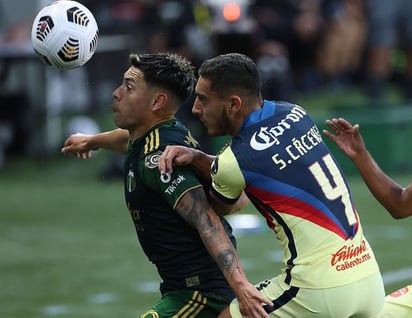 América se tuvo que adaptar a la cancha sintética. (INSTAGRAM / @timbersfc)