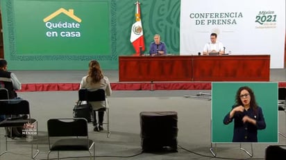 Las autoridades federales de Salud ofrecieron la conferencia de prensa diaria para informar a la población sobre la pandemia de la enfermedad COVID-19, causada por el coronavirus SARS-CoV-2, en México. (ESPECIAL)