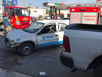 Elementos de la Dirección de Seguridad Pública Municipal se encargaron de resguardar el área. (EL SIGLO DE TORREÓN)