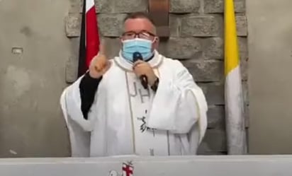 El religioso busca hacer un llamado a la prevención contra contagios por COVID-19 con su canción (CAPTURA) 