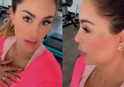 Este martes a través de un video en TikTok, fans de Ninel Conde destacaron un presunto moretón en el rostro de la artista, cuestionando el origen del mismo. (Especial) 