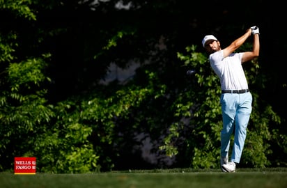 El 'Turco' tuvo una gran segunda vuelta con 3 birdies en los últimos 5 hoyos. (TWITTER)