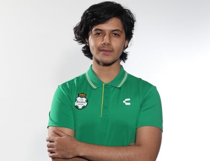 Daniel Alemán será el que porte los colores albiverdes en la segunda edición del certamen virtual en las consolas. (CORTESÍA CLUB SANTOS)