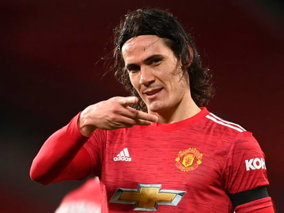 El Manchester United anunció este lunes la renovación de su delantero uruguayo, Edinson Cavani, hasta 2022. (ARCHIVO)
