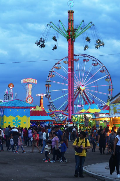 Dentro de las actividades turísticas a desarrollar se incluyen juegos mecánicos en la Fenadu. (EL SIGLO DE TORREÓN) 