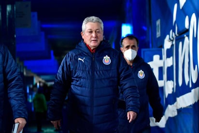 Victor Manuel Vucetich, Director Tecnico del Chivas durante el juego de la jornada 7 del Torneo Guard1anes Clausura 2021 de la Liga BBVA MX en el Estadio Hidalgo el 22 de Febrero de 2021 en Pachuca, Mexico. (Foto: Jaime Lopez/JAM MEDIA)