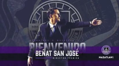 Beñat San José ya fue anunciado por el Mazatlán FC como su nuevo director técnico. (ESPECIAL)
