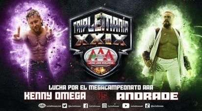 Se pondrá en juego el llamado Megacampeonato de la Triple A, en poder del canadiense Kenny Omega, quien los expondrá ante Andrade. (ESPECIAL)