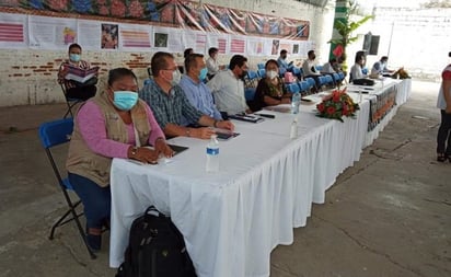 En Santa María Mixtequilla, el pasado 16 de mayo de 2021 se llevó a cabo una asamblea de consulta de los Podebis.