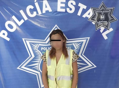 Los preventivos estatales lograron la detención de Dulce María, de 31 años.