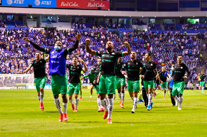 Santos Laguna tuvo 3 disparos a gol, mientras que Club Puebla tiró cuatro veces a portería. (JAM MEDIA)