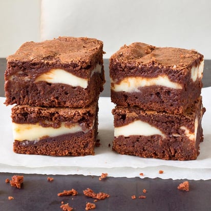 Brownie de mascarpone y café