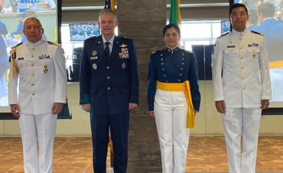 Chan Topete ingresó en 2017 a la Academia de la Fuerza Aérea de los Estados Unidos de América como parte de una invitación a la Universidad Naval, para que cadetes de la Heroica Escuela Naval Militar participaran como becarios.
(ESPECIAL)