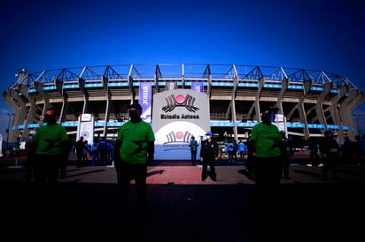 Se llevó a cabo la junta de seguridad para la Gran final del Guardianes 2021 entre dirigentes de la Liga MX y autoridades de la Ciudad de México, autorizando que habrá mil 200 elementos de protección en el Estadio Azteca el cual aceptará solo el 25 por ciento de aforo. (JAM MEDIA) 