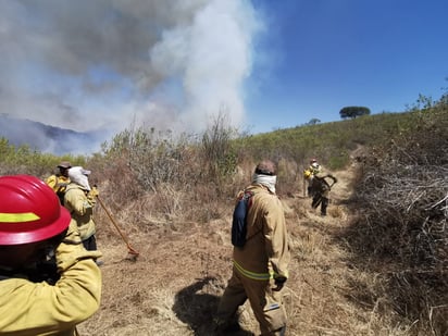 Para combatir el fuego se encuentran trabajando un total de mil 416 personas combatientes. (EL SIGLO DE TORREÓN) 