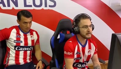 Durante el partido de vuelta, el representante potosino en la final virtual, vivió de manera intensa el desenlace que fue a su favor. (ESPECIAL)