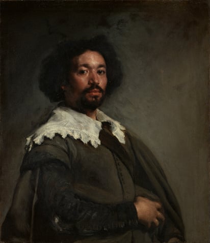 Personaje. Retrato de Juan de Pareja realizado por Diego Velázquez en 1650 y actualmente exhibido en el Met de Nueva York.