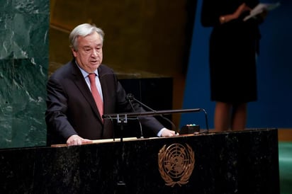 El secretario general de la ONU, António Guterres, viajará esta semana a Reino Unido para participar en la cumbre del G7, donde tiene previsto pedir a sus líderes un plan global para impulsar la producción y distribución de vacunas contra la COVID-19 y más fondos para la lucha contra el cambio climático. (ARCHIVO) 
