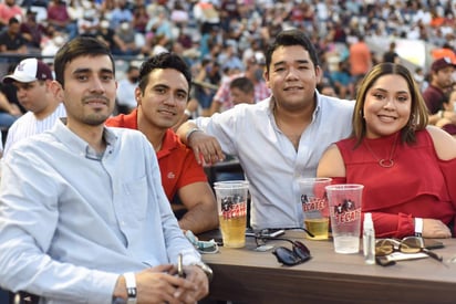 Ángel, Iván, Yared y Claudia. (EL SIGLO DE TORREÓN / Jesús Galindo)